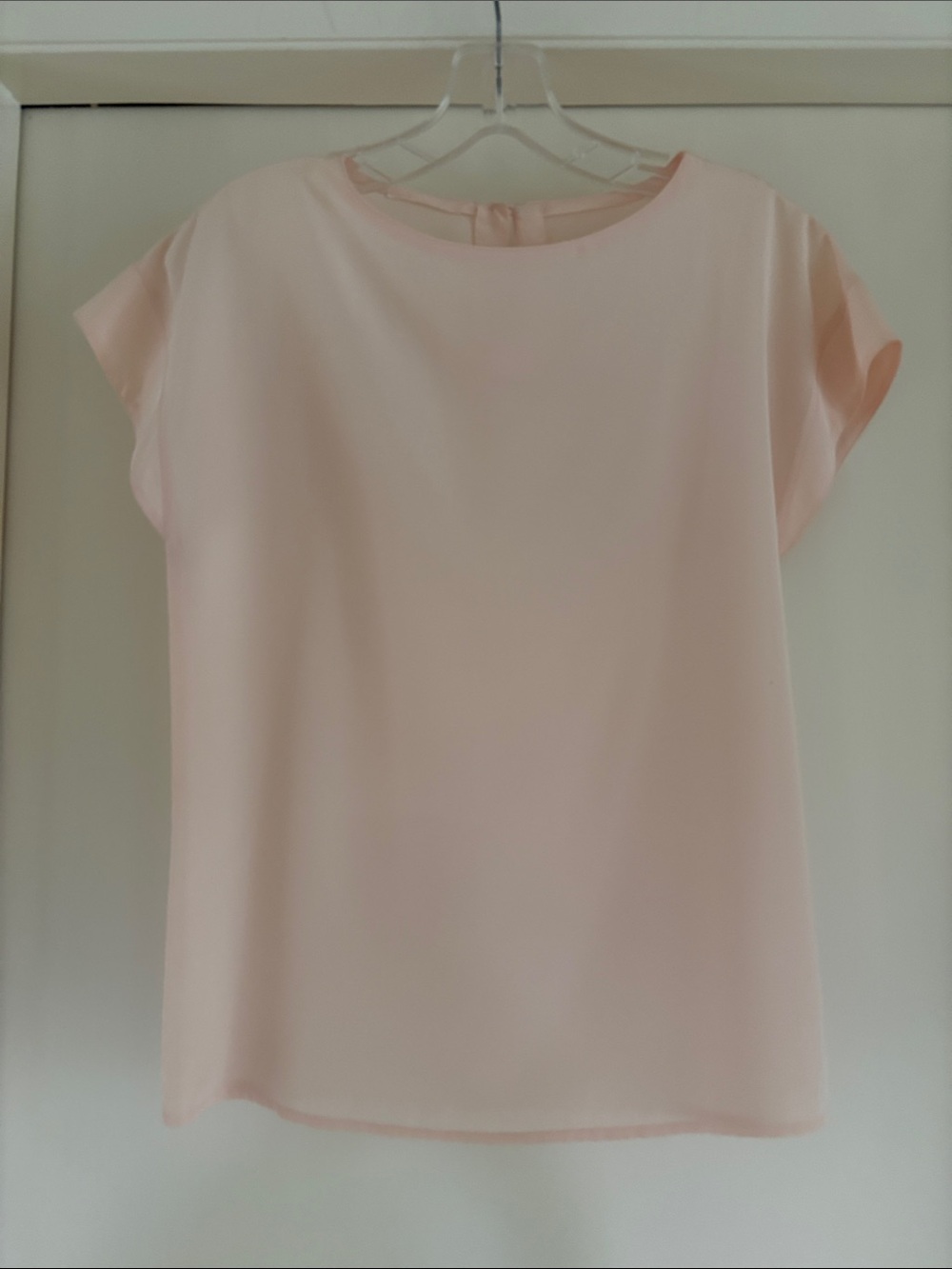 Elegant Lightweight Soft Pink Women's Blouse